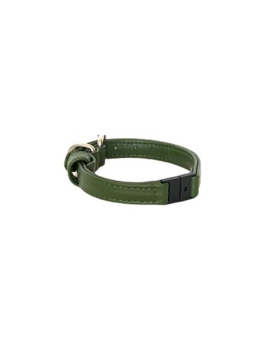 Collar para gato color green cactus 