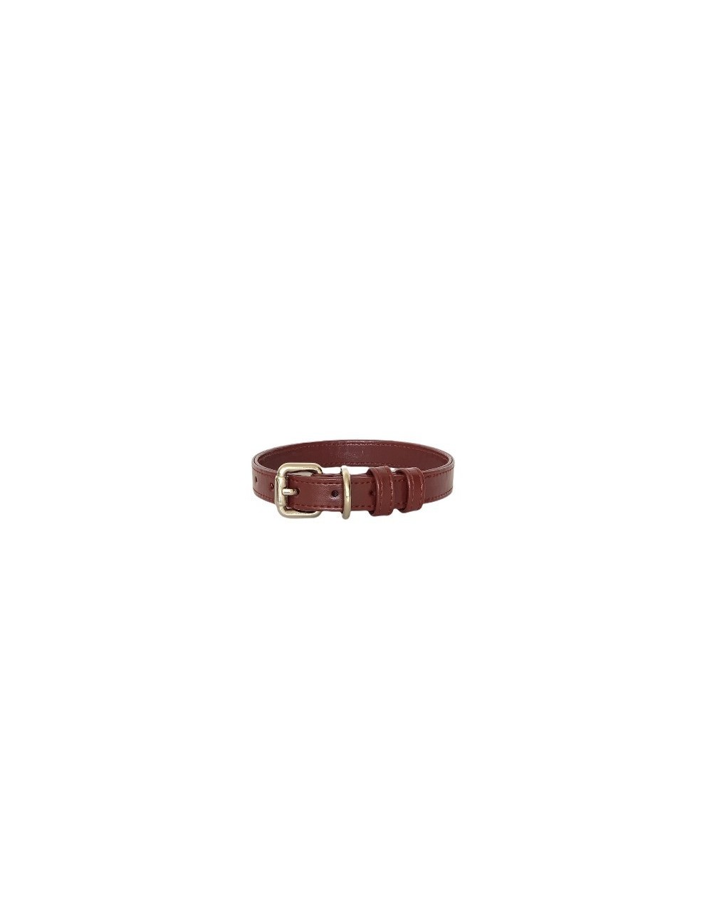 Collar para perro color red wine