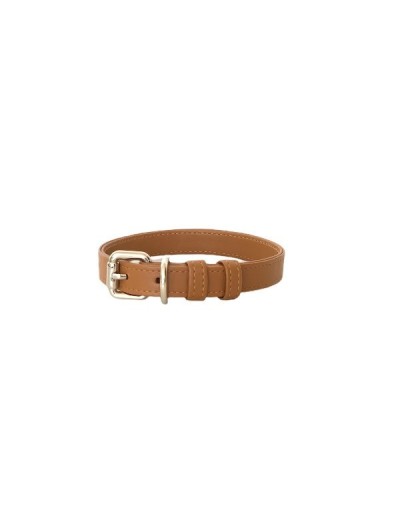 Collar para perro color almond brown