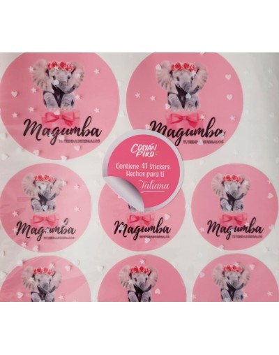 sticker logo