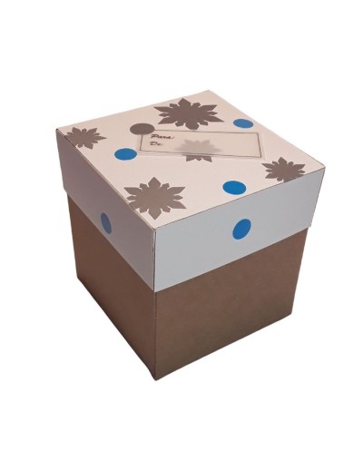 Caja regalo kraft pequeña