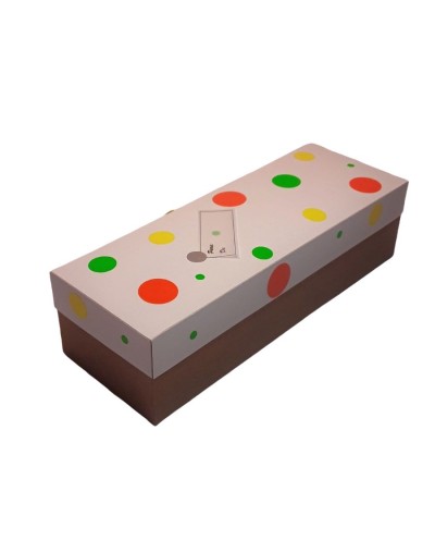 Caja regalo rectangular kraft