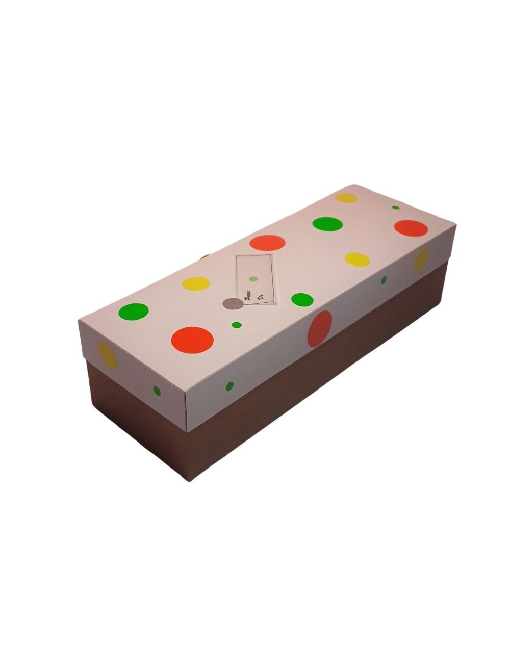 Caja regalo rectangular kraft