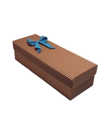 Caja rectangular tapa corrugada
