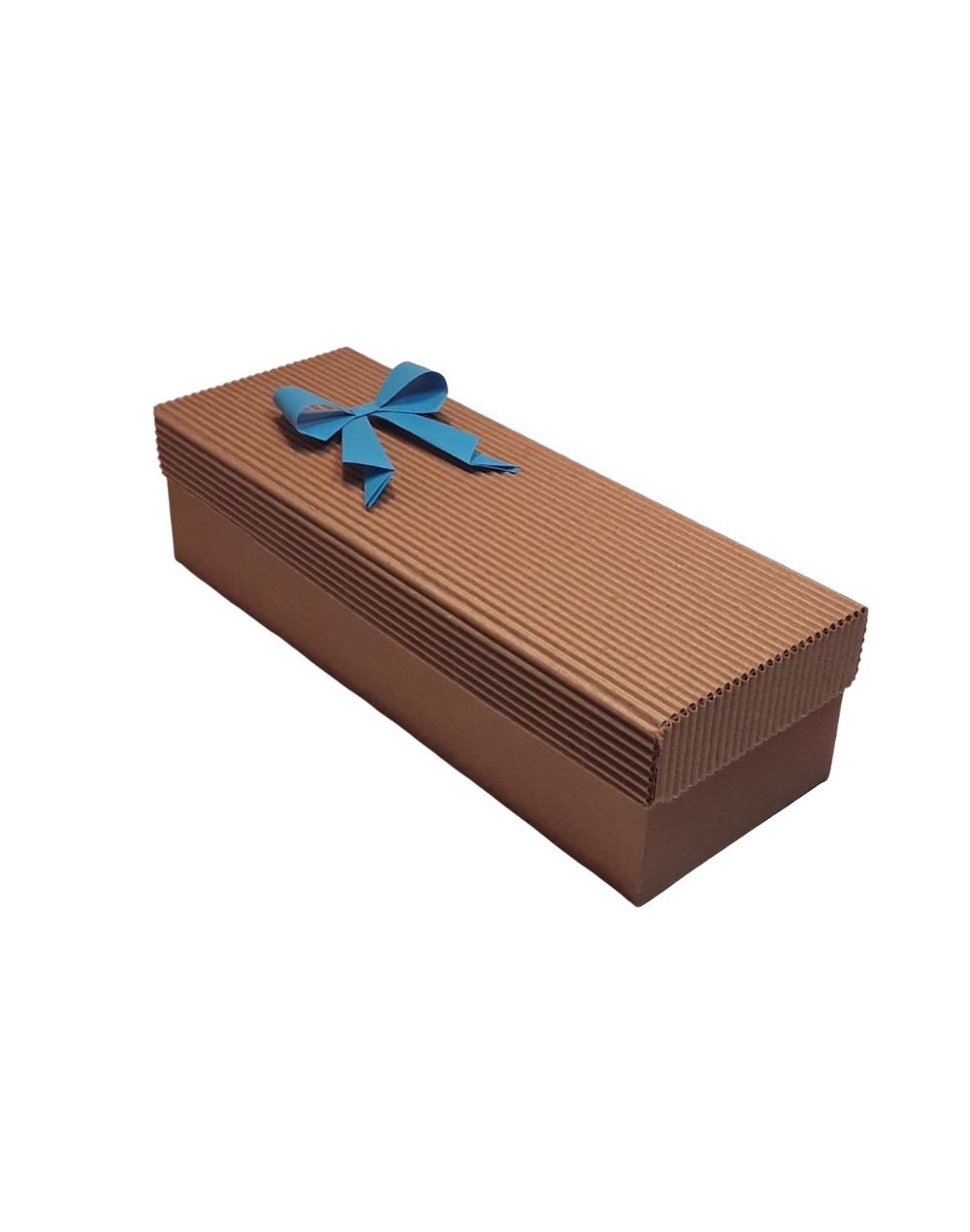 Caja rectangular tapa corrugada