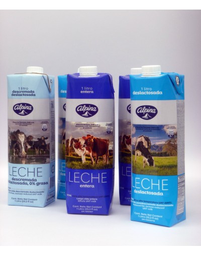 Leche en caja Alpina