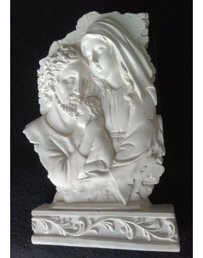 Sagrada familia religioso decorar yeso x12 unidades navidad