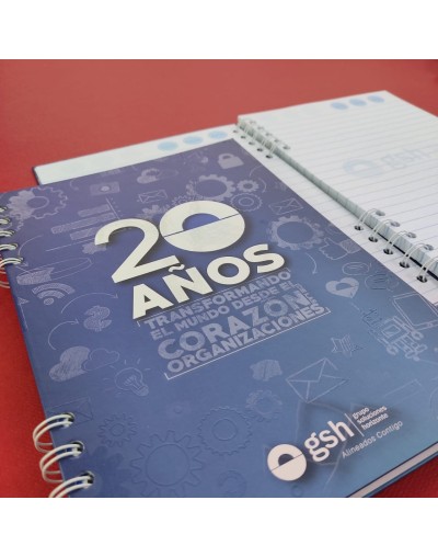 Cuadernos personalizados compra mínima 4 unids