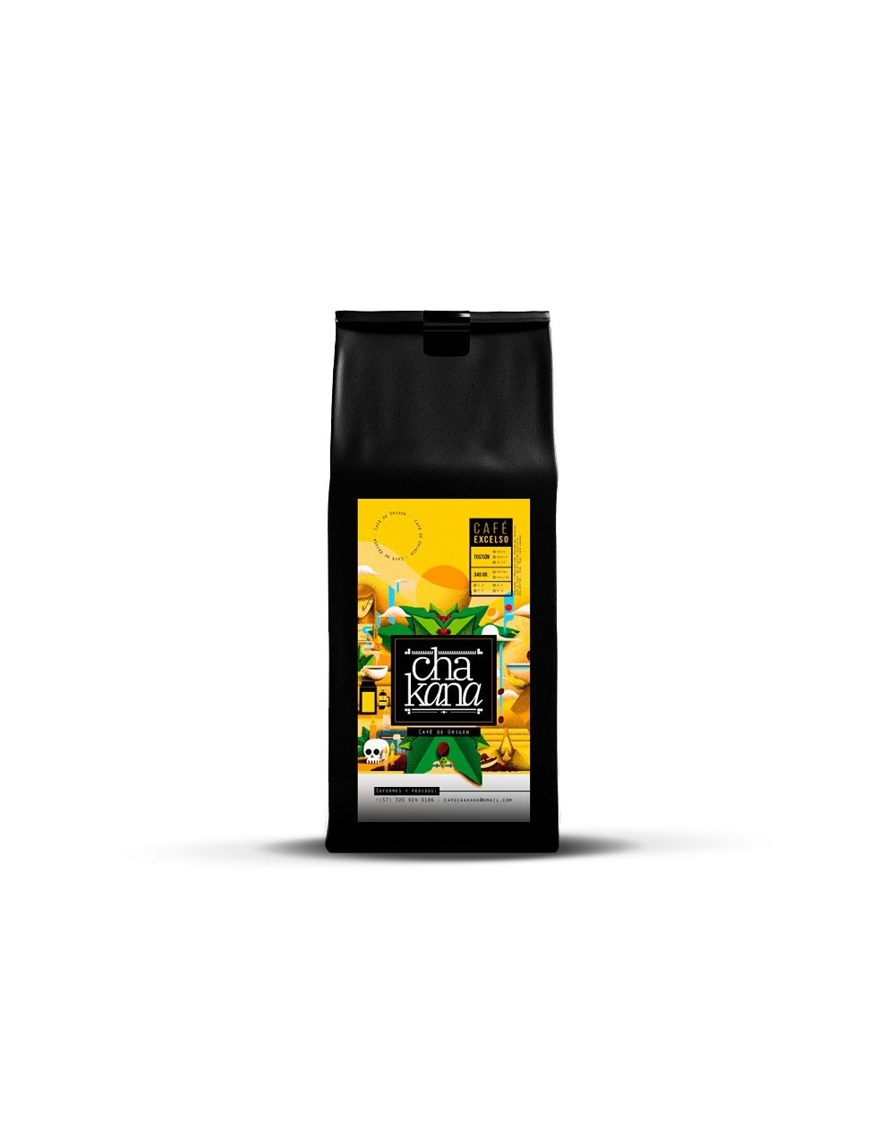 Café chakana excelso origen cundinamarca 340gr