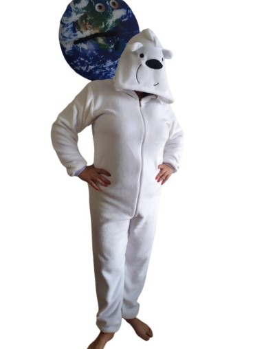 Pijama kirugumi polar talla sl