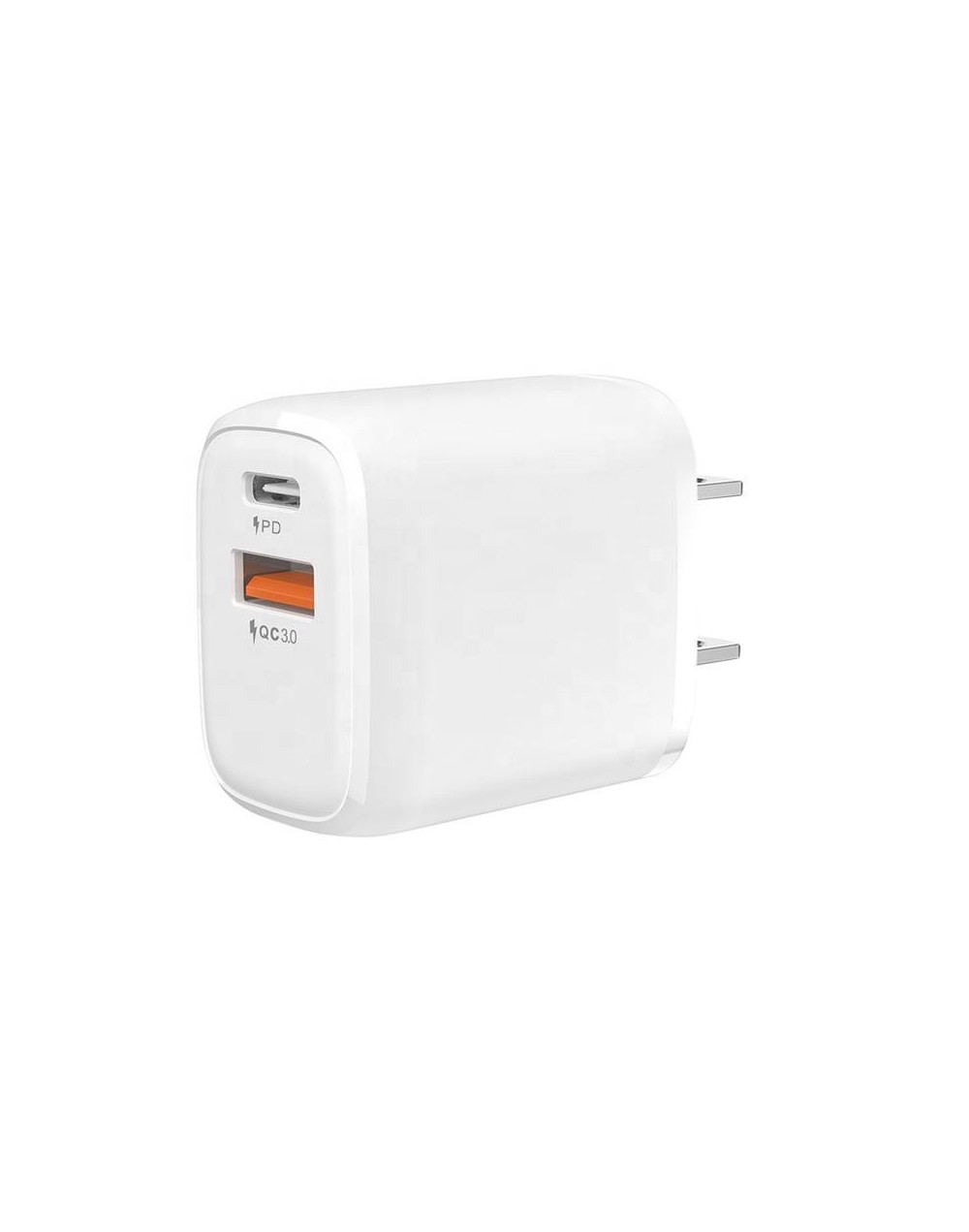 Cargador rápido de 20w 2 puertos 
