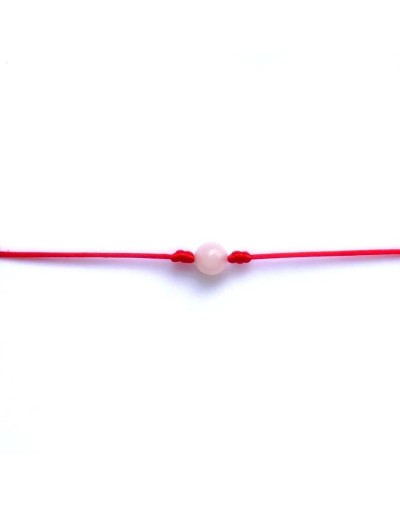 Pulsera cuarzo rosa