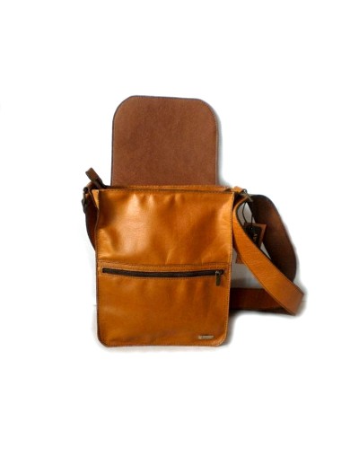 Bolso dama manos libres ankay 100 cuero natural