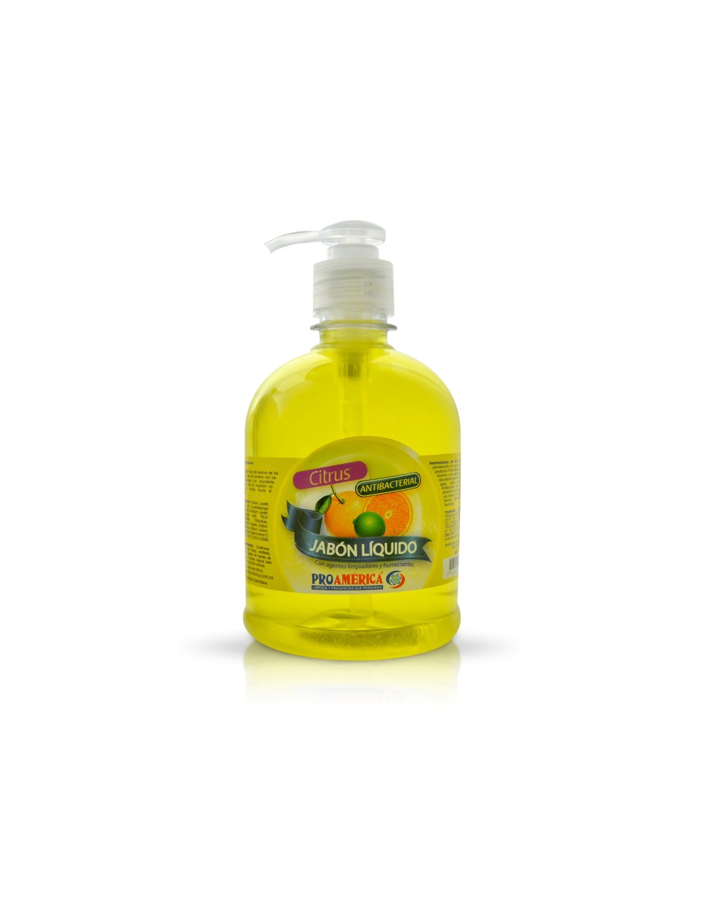 Jabón líquido para manos Antibacterial 500 mL válvula