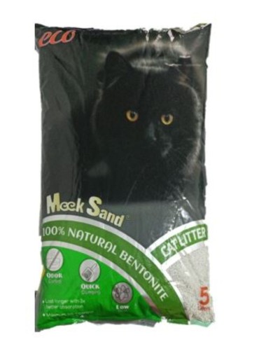 Arena sanitaria para gatos bolsa  x 4 kg 