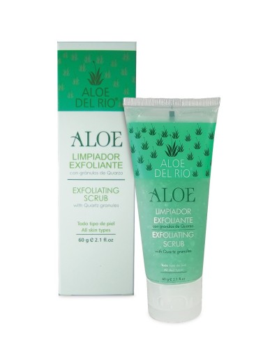 Aloe Limpiador Exfoliante con Microgránulos de Cuarzo 60ml