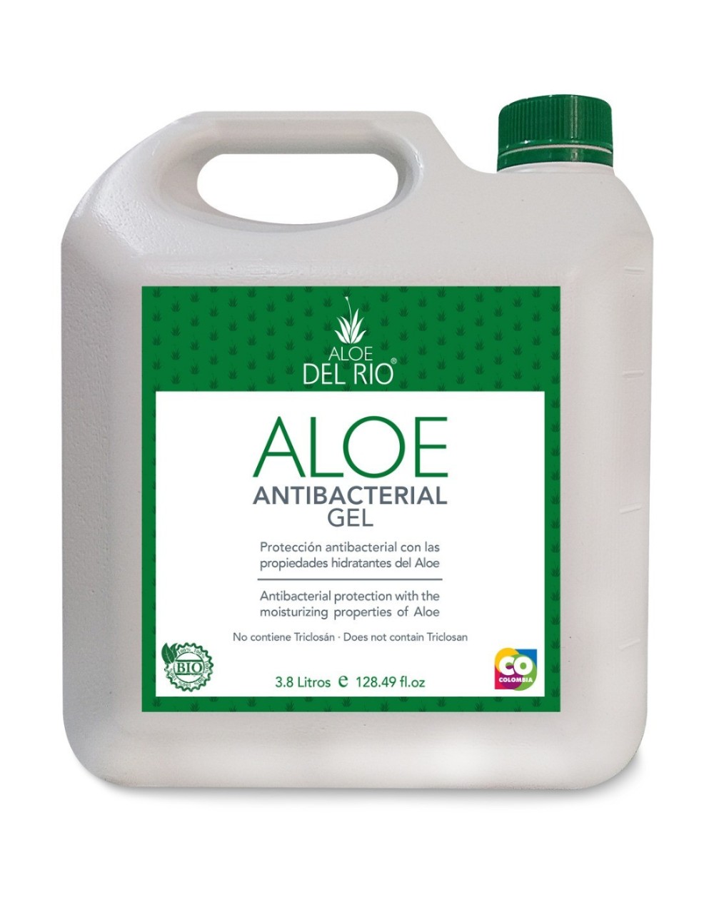 Aloe Antibacterial Gel Galón 3800ml  38lt