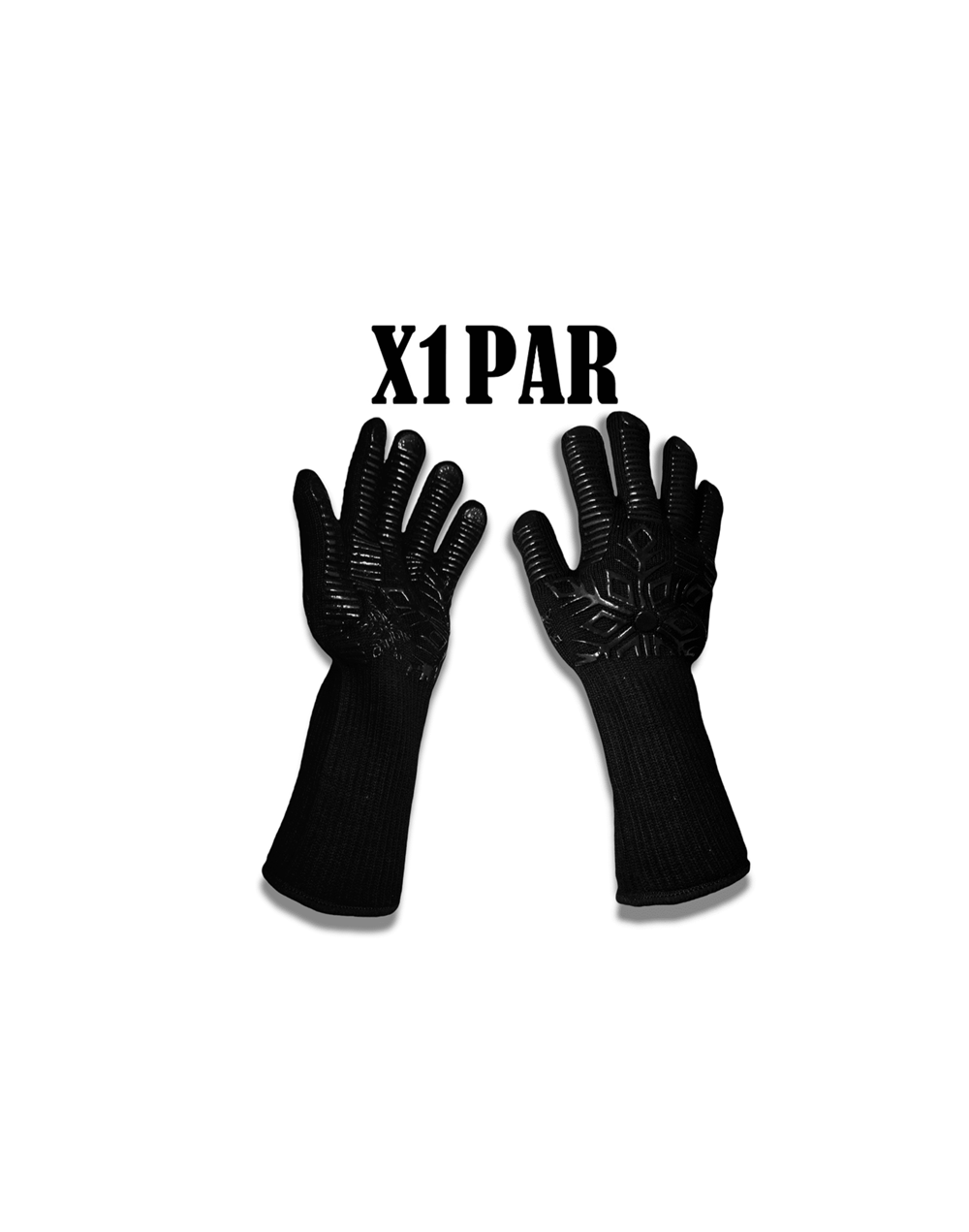 Guantes para Barbacoa Parrilla Asar Bbq Horno 800°c 