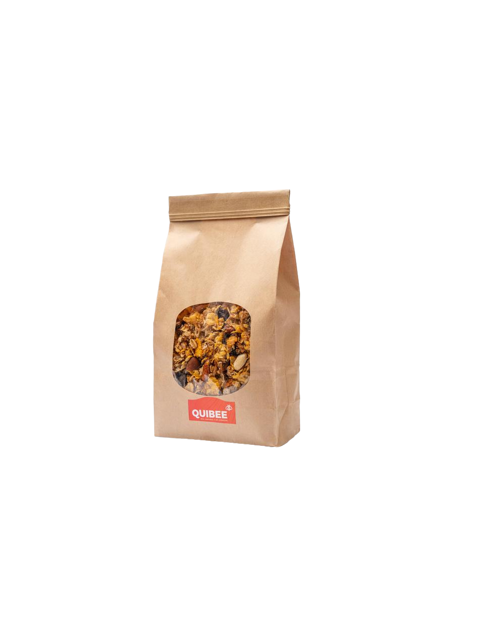 Granola bañada en miel  canela con mix de frutas deshidratadas
