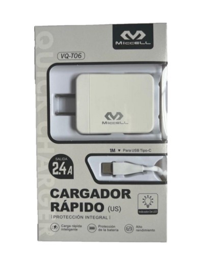 Cargador celular 2usb rápido