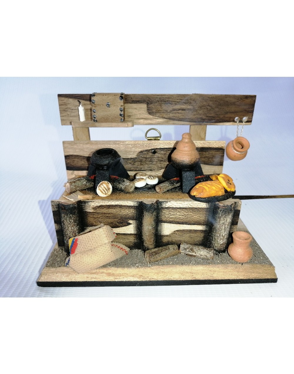 Fogón de leña en miniatura