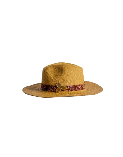 Sombrero Etéreo tríptico monstera Ana Martin