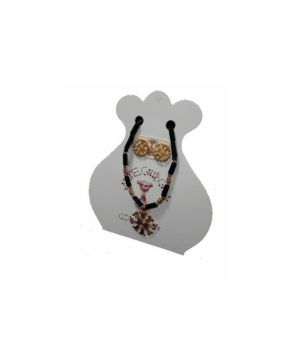 Set collar y aretes necklace and earring set Diseño hecho en filigrana Cultura Tairona Filigree design Tairona culture