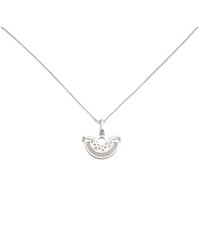 Cadena con dije precolombino en plata 