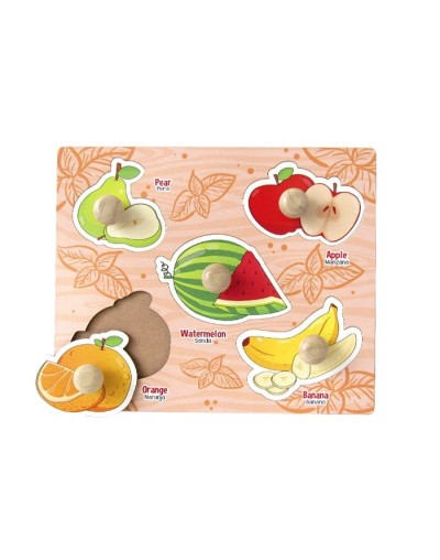 Encajable con botón de las frutas