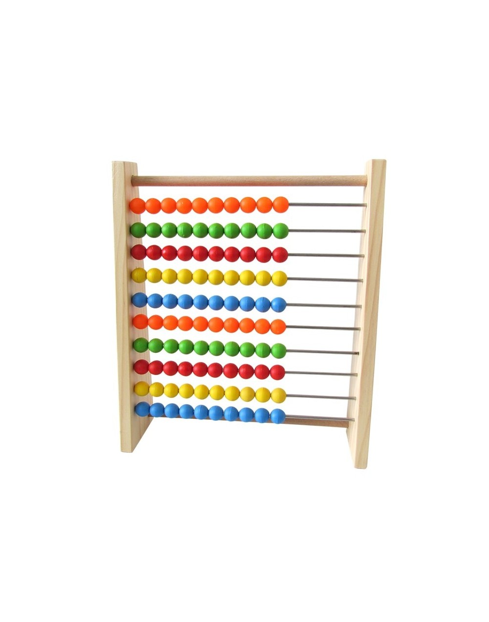 Ábaco de madera x100 cuentas