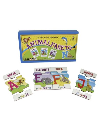 Juego del animalfabeto para niños