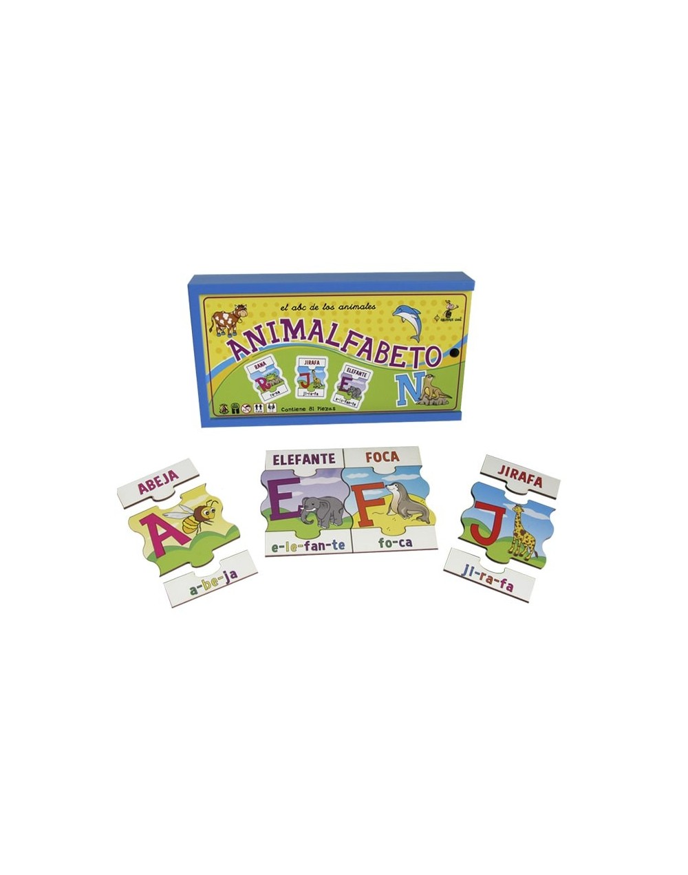 Juego del animalfabeto para niños