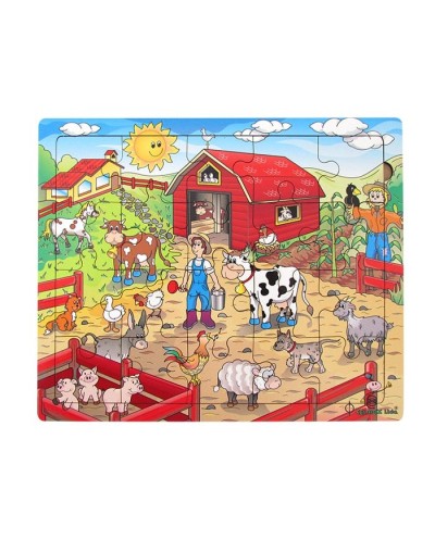 Rompecabezas de la granja x20 fichas