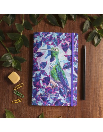 Libreta grande Colibrí Puntiblanco