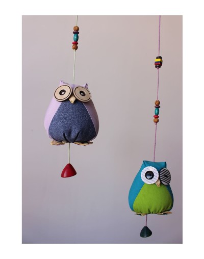 Móvil de Búhos infantil Ref 006