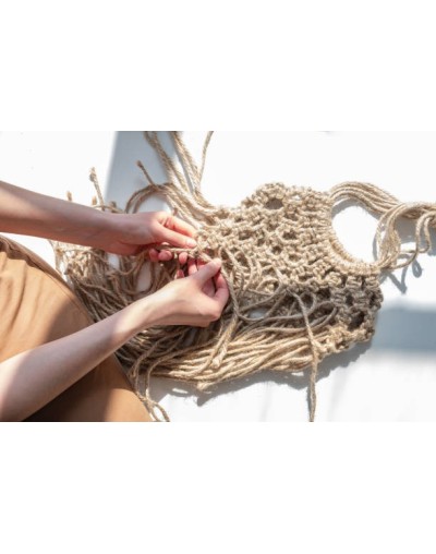 Bolsos en macramé