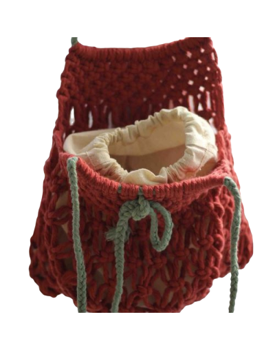 Bolsos en macramé