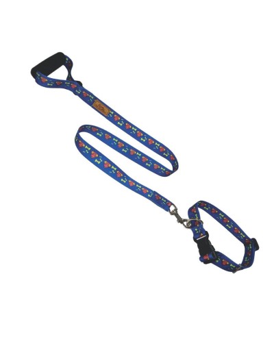 Juego collar y trailla estampada 1 grande