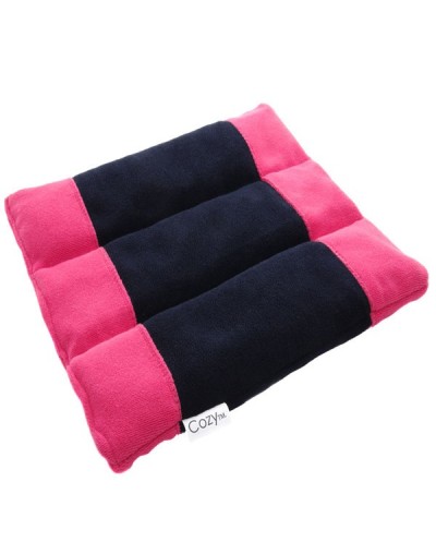 Cojín térmico cuadrado fucsia