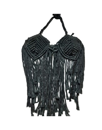 Pareo y top en macramé