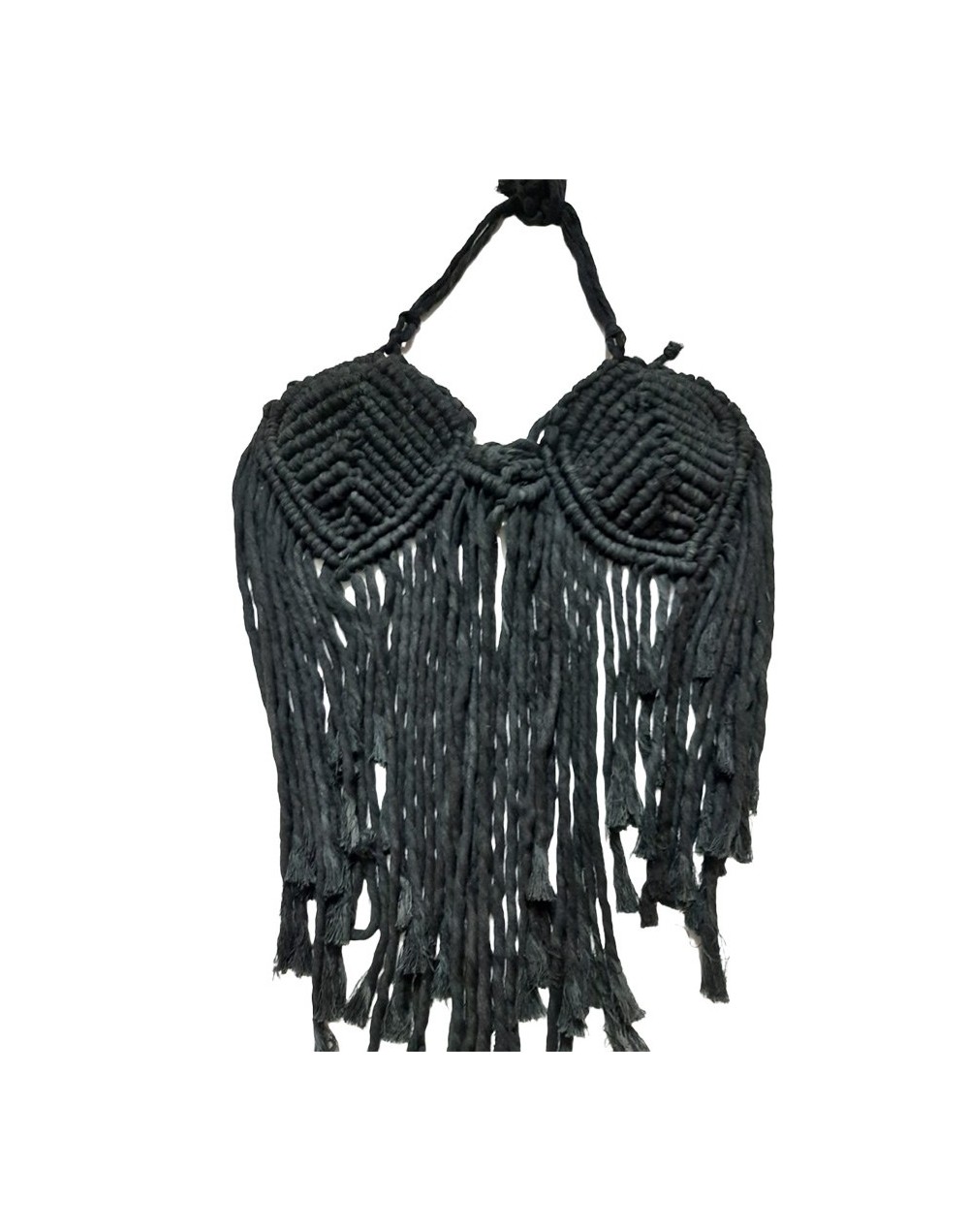 Pareo y top en macramé