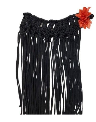 Pareo y top en macramé