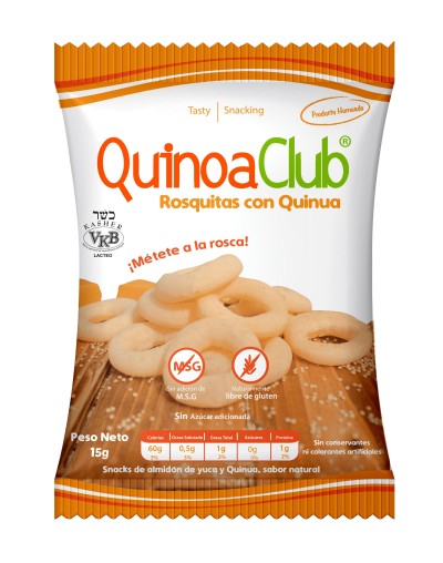 Rosquitas de Quinua15g Quinoaclub x 6