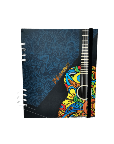 Agenda planner guitarra