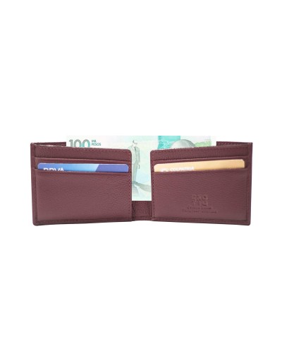 Billetera slim Vinotinto