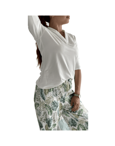 Pijama estampada mujer  passiflora