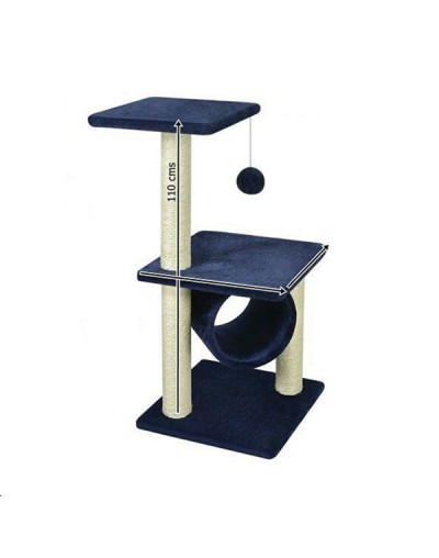 Gimnasio para gatos con tubo