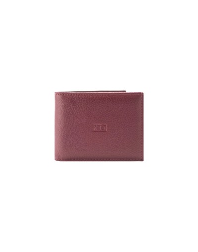 Billetera Slim visor Vinotinto