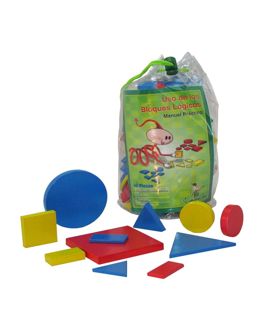 Bloques lógicos pequeños x48 piezas