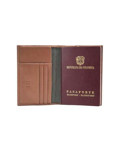 Porta pasaporte Miel